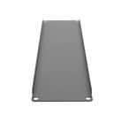 Extralink 2U 19" front empty panel, black