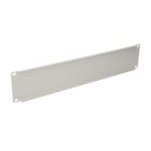 Extralink 2U 19" front blank panel, gray