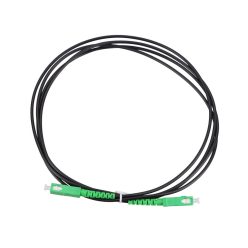   Extralink SC/APC-SC/APC black, patch cable, single-mode, simplex, 3 mm, 3 m