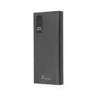 Extralink EPB-067b 10000mAh Black Power Bank, Fast Charging with USB-C Connector.