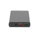 Extralink EPB-067b 10000mAh Black Power Bank, Fast Charging with USB-C Connector.