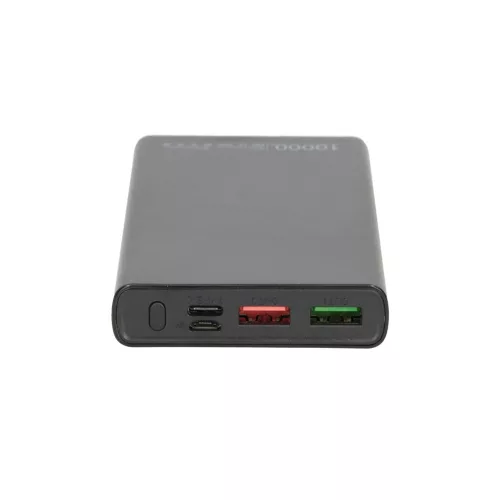Extralink EPB-067b 10000mAh Black Power Bank, Fast Charging with USB-C Connector.