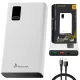 Extralink EPB-067W 10000mAh weiße Powerbank, Schnellladung, USB-C