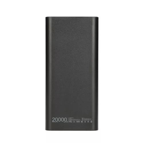 Extralink EPB-068 20000mAh black, powerbank, gyors töltés, USB-C