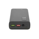 Extralink EPB-068 20000mAh black, powerbank, gyors töltés, USB-C