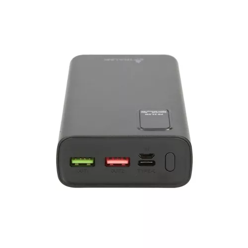 Extralink EPB-068 20000mAh black, powerbank, gyors töltés, USB-C