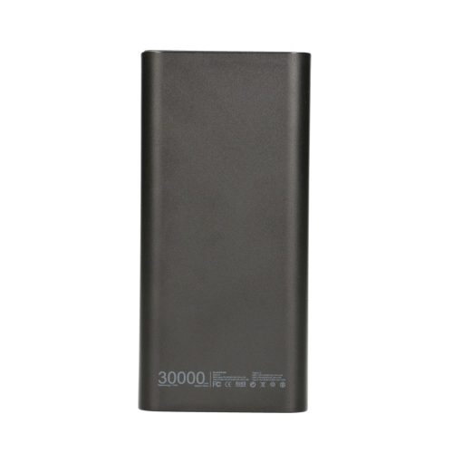 Extralink EPB-069 30000mAh black, powerbank, gyors töltésű, USB-C csatlakozós külső akkumulátor