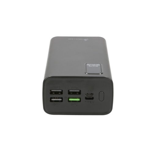 Extralink EPB-069 30000mAh black, powerbank, gyors töltésű, USB-C csatlakozós külső akkumulátor