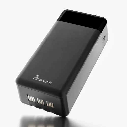Extralink EPB-124 30000mAh black, powerbank, fast charging, USB-C