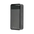 Extralink EPB-124 30000mAh black, powerbank, fast charging, USB-C