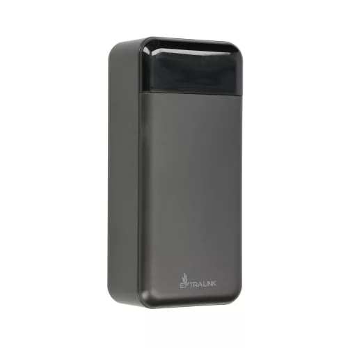 Extralink EPB-124 30000mAh black, powerbank, fast charging, USB-C