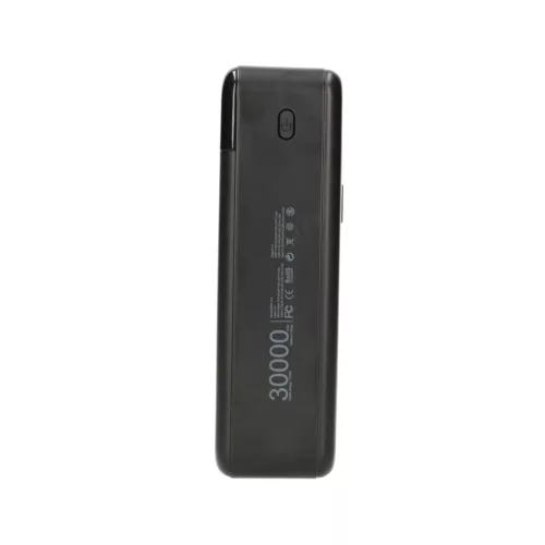 Extralink EPB-124 30000mAh black, powerbank, fast charging, USB-C