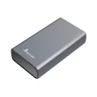Extralink EPB-126 20000mAh silver powerbank, 45W PD, USB-C