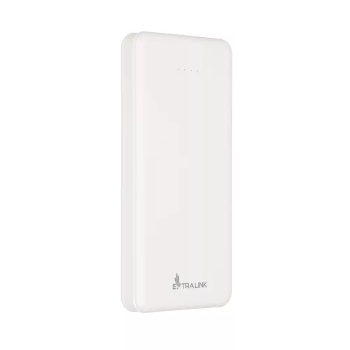 Extralink EPB-078W 10000mAh white, powerbank, USB-C
