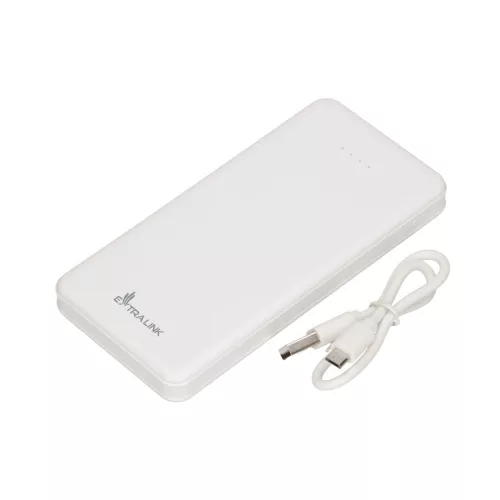 Extralink EPB-078W 10000mAh white, powerbank, USB-C