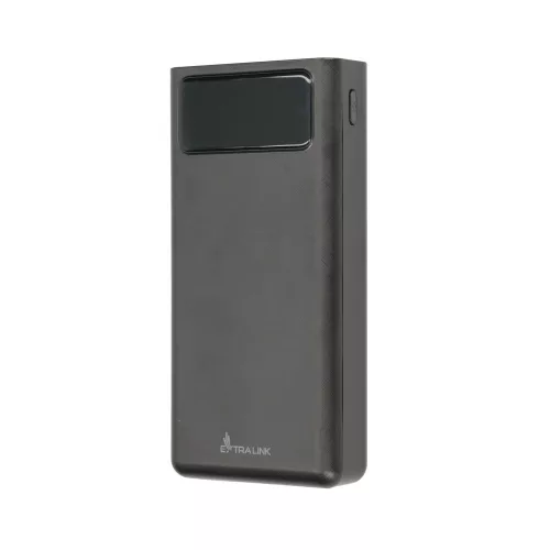 Extralink EPB-112 30000mAh black, powerbank, external battery, USB-C