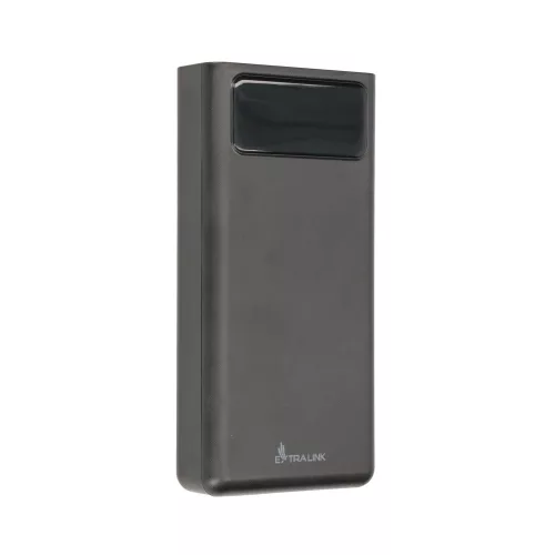 Extralink EPB-112 30000mAh black, powerbank, external battery, USB-C