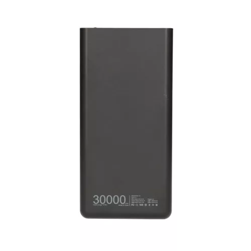 Extralink EPB-112 30000mAh black, powerbank, external battery, USB-C