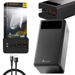   Extralink EPB-114 50000 mAh fekete, powerbank, USB-C csatlakozós külső akkumulátor
