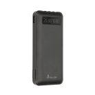 Extralink EPB-083 10000mAh black, powerbank, USB-C connector external battery