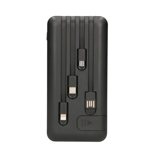 Extralink EPB-083 10000mAh black, powerbank, USB-C connector external battery