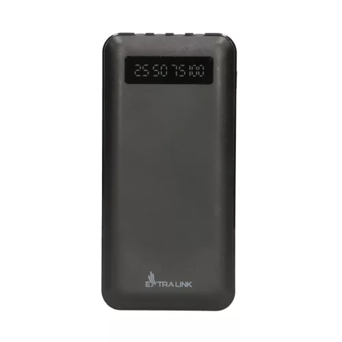 Extralink EPB-084 20000mAh black, powerbank, with USB-C connector