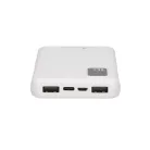 Extralink EPB-098W 10000mAh, white power bank, with USB-C connector.