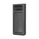 Extralink EPB-091 10000mAh black, powerbank, solar power bank, USB-C