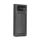 Extralink EPB-091 10000mAh black, powerbank, solar power bank, USB-C