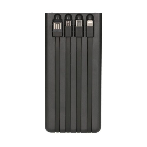 Extralink EPB-092 20000mAh fekete, powerbank, napelemes power bank, USB-C