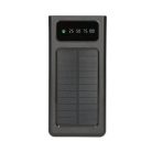 Extralink EPB-093 30000mAh fekete, powerbank, napelemes külső akkumulátor, USB-C