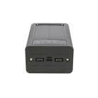Extralink EPB-093 30000mAh fekete, powerbank, napelemes külső akkumulátor, USB-C