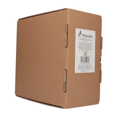 Extralink CAT5e FTP (F/UTP) Outdoor, Gel-Filled, Twisted Pair, 100 m
