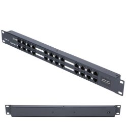   Extralink 12-Port PoE Injektor, 12x 100 Mb/s RJ45, rackmontierbar
