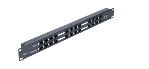 Extralink 12-Port PoE Injektor, 12x 100 Mb/s RJ45, rackmontierbar