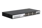 Extralink Chiron Pro, PoE kapcsoló, 24x RJ45 1000 Mb/s PoE, 4x SFP+, L3, kezelhető, 370 W