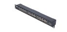 Extralink 12-Port Gigabit PoE Injektor, 12x 1000 Mb/s RJ45, rackmontierbar