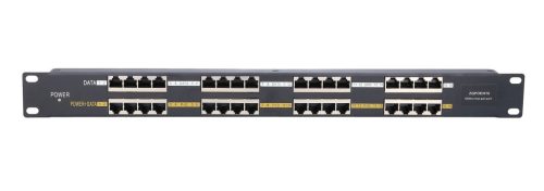 Extralink 16-Port PoE Injektor, 16x 100 Mb/s RJ45, rackmontierbar