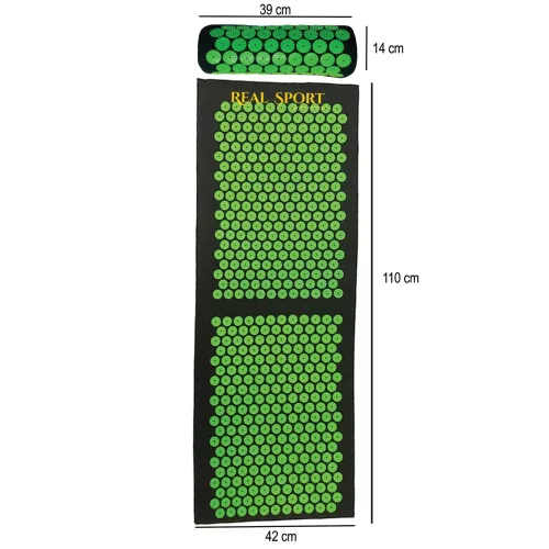 Extralink akupresszúrás matrac szett XXL méretű párnával a hátfájás enyhítésére, Akumata B-292