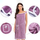 Extralink women's bath towel, sauna tunic, robe, spa pareo, strapless, large size, R-1168