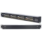 Extralink 16-Port Gigabit PoE Injektor, 16x 1000 Mb/s RJ45, rackmontierbar