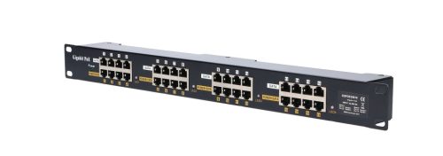 Extralink 16-Port Gigabit PoE Injektor, 16x 1000 Mb/s RJ45, rackmontierbar