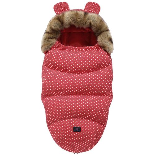 Extralink bébihálózsák babakocsiba, autósülésbe és szánkóra, füles melegített kivitel, 100 cm, S-310 modell.