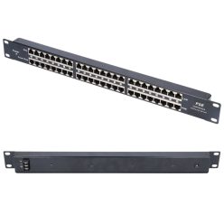   Extralink 24-Port PoE Injektor, 24x 100 Mb/s RJ45, rackmontierbar