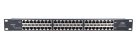 Extralink 24 portos PoE injektor, 24x 100 Mb/s RJ45, rackbe szerelhető