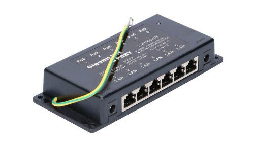 Extralink 6-Port Gigabit PoE Injektor, 6x 1000 Mb/s RJ45