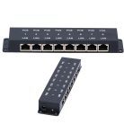 Extralink 8-port PoE-Injektor, 8x 100 Mb/s RJ45