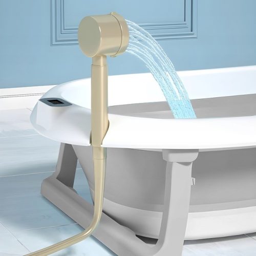 Extralink Kids, baby bathtub, gray, with LED thermometer