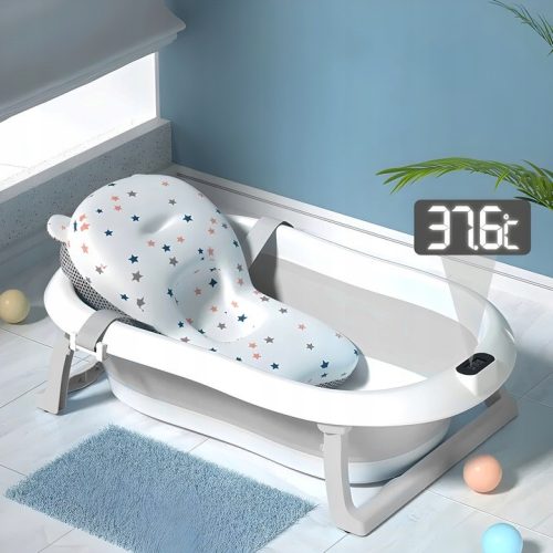 Extralink Kids, baby bathtub, gray, with LED thermometer