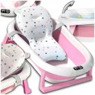 Extralink Kids, kád, rózsaszín LED hőmérővel